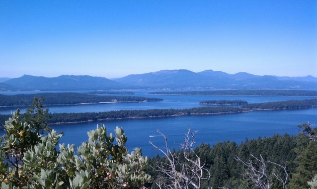 Trail view Galiano 1